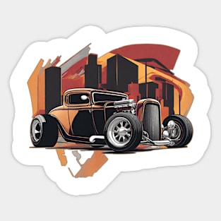 1932 Hot Rod Car Sticker